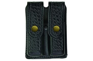 Image of Hero's Pride Double Magazine Case, Medium, AirTek, BW, Brass Snaps, Medium 1432WG