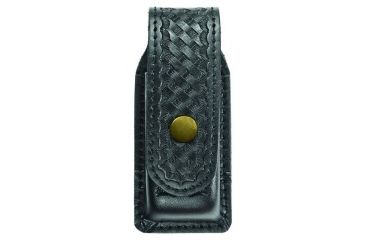 Image of Hero's Pride Single Magazine or Knife Case, Large, AirTek, BW, Brass Snap, Large 1427WG
