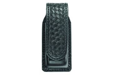 Image of Hero's Pride Single Magazine or Knife Case, Large, AirTek, BW, Hidden Snap, Black, Large 1427WC