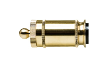Image of Hi-Lux Malcolm 6x Short Telescopic Rifle Scope, 18in, 3/4 Tube, Fine Cross Reticle with Micrometer Mount and Bases, Matte, Two-Tone Black/Brass, M634181B