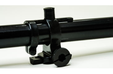 Image of Hi-Lux Malcolm 6x Short Telescopic Rifle Scope, 18in, 3/4 Tube, Fine Cross Reticle with Micrometer Mount and Bases, Matte, Two-Tone Black/Brass, M634181B