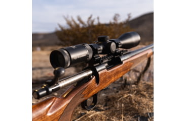 Image of Hi-Lux Optics Sporter 3-12x44mm Rifle Scope, 1in Tube, Side Focus, 1/4 MOA Capped Turrets, Duplex Reticle, Matte Black, SPG312X44D