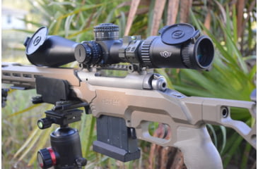 Image of Hi-Lux PentaLux TAC-VF 4-20x50 FFP Rifle Scope, Matte Black w/ Green Illuminated Reticle, Matte Black, Small, TAC-VF420X50