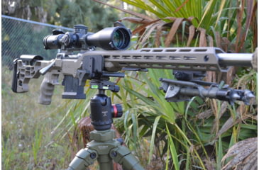 Image of Hi-Lux PentaLux TAC-VF 4-20x50 FFP Rifle Scope, Matte Black w/ Green Illuminated Reticle, Matte Black, Small, TAC-VF420X50