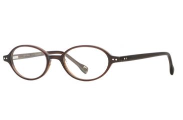 Image of Hickey Freeman HF Boston SEHF BOST00 Single Vision Prescription Eyeglasses - Brown Stripe SEHF BOST004940 BN