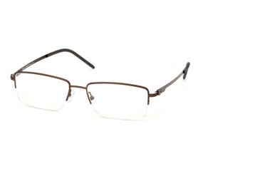 Image of Hickey Freeman HF Franklin SEHF FRAN00 Single Vision Prescription Eyeglasses - C2 - Brown SEHF FRAN005445 BN
