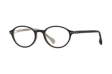 Image of Hickey Freeman HF Hanover SEHF HANO00 Single Vision Prescription Eyeglasses - Black Horn SEHF HANO004845 BK