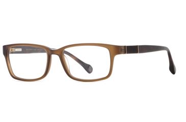 Image of Hickey Freeman HF Hudson SEHF HUDS00 Single Vision Prescription Eyeglasses - Matte Brown SEHF HUDS005340 BN