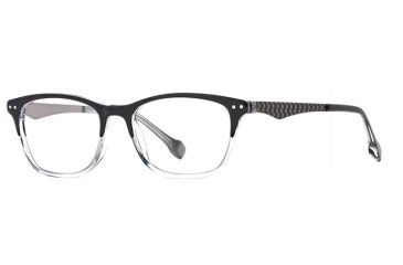 Image of Hickey Freeman HF Kingston SEHF KING00 Single Vision Prescription Eyeglasses - Black Fade SEHF KING005045 BK