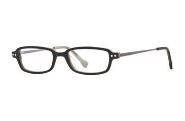 Image of Hickey Freeman HF Milton SEHF MILT00 Eyeglass Frames - Black Horn SEHF MILT005045 BK