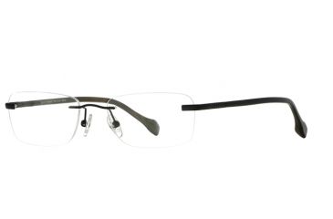 Image of Hickey Freeman HF Wall Street SEHF WALL00 Single Vision Prescription Eyeglasses - Black SEHF WALL005345 BK