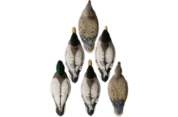 Image of Higdon Outdoors Battleship Oversized Mallards Pack, Flocked Heads, 6 Pack, 16034