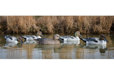 Image of Higdon Outdoors Standard Pintail Decoy, Foam Filled, 6 Pack, Smaller than Lifesize, 19521