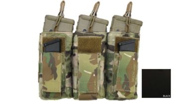 Image of High Ground Gear M4/M16-Pistol Combo Pouch, Triple, Black, HG-7993-6