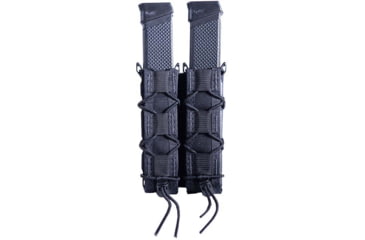 Image of High Speed Gear Double Taco Pistol Magazine Pouch - Extended, Black, 11EX02BK