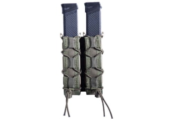 Image of High Speed Gear Double Taco Pistol Magazine Pouch - Extended, Olive Drab, 11EX02OD