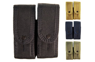 Image of High Speed Gear Duty Double Pistol TACO-Covered Plus Adaptable Belt Mount (ABM) Pouch, Black, Coyote Brown, LE Blue, Olive Drab