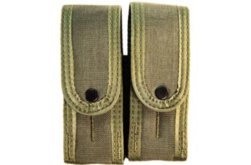 Image of High Speed Gear Duty Double Pistol TACO-Covered Plus Adaptable Belt Mount ABM Pouch, Olive Drab, 41PX12WG