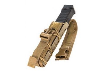 Image of High Speed Gear HSGI Extended Covered Taco Pistol Pouch, Coyote Brown, 18EXC0CB