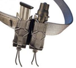 Image of High Speed Gear HSGI Double Pistol TACO Belt Mount, Wolf Gray 13PT02WG