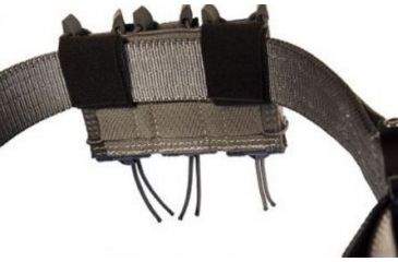 Image of High Speed Gear HSGI Triple Pistol TACO Pouch Belt Mount, Wolf Gray 13PT03WG