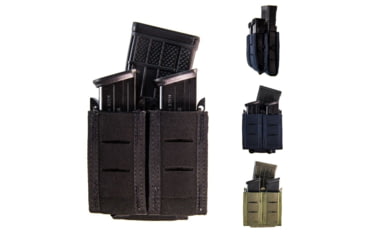 Image of High Speed Gear HSGI: Duty Staggered Double Pistol TACO w/Rifle U-MOUNT, Black, Coyote Brown, LE Blue, Olive Drab