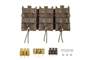 Image of High Speed Gear Triple TACO Shingle Rifle Magazine Pouches, Black, Coyote Brown, MultiCam, MultiCam BK, Olive Drab, Wolf Grey