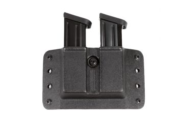 Image of High Threat Concealment Dual Pistol Mag Holder for Double Stack Metal Body Magazines, Black, MPD-DM-BL
