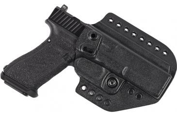 Image of High Threat Concealment Glock EVO Holster for G17, G17M, G17 Gen 5, G22, G31, G19, G19M, G19 Gen 5, G23, G32-Left Handed, Black, HE-GL903-L-BL