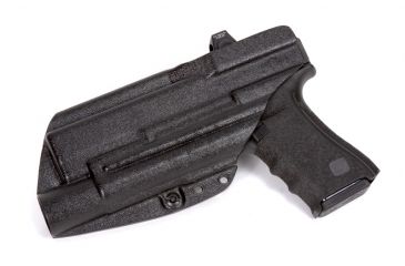 Image of High Threat Concealment Glock Spektre IWB Light-Bearing Pistol Holster for Surefire X300A-Right Handed, Black, HI2-GL903-R-3-S3A-DO-BL