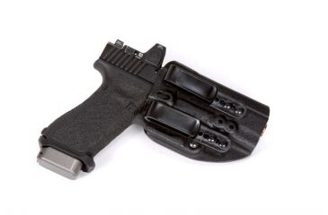 Image of High Threat Concealment Glock Spektre IWB Pistol Holster-Left Handed G17, G22, G31, Black, HI2-GL903-L-DO-BL