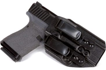 Image of High Threat Concealment Glock Spektre IWB Pistol Holster-Left Handed G19, G23, G32, Black, HI2-GL902-L-DO-BL