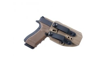Image of High Threat Concealment Glock Spektre IWB Pistol Holster-Left Handed G19, G23, G32, Flat Dark Earth, HI2-GL902-L-DO-FDE