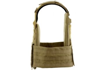 Image of HighCom Armor ACAP Series Rifle Armor Kit Plate Carrier w/Guardian RSTP Ceramic Plates w/UHMWPE Backing/10x12 Shooters Cut/10x12 Shooters Cut, Coyote Tan, 2XL, RAK-830295295