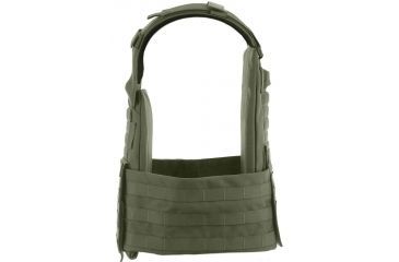 Image of HighCom Armor ACAP Series Rifle Armor Kit Plate Carrier w/Guardian RSTP Ceramic Plates w/UHMWPE Backing/10x12 Shooters Cut/10x12 Shooters Cut, OD Green, 2XL, RAK-832295295