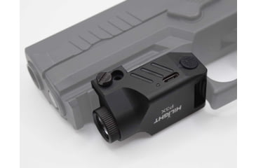 Image of Hilight P3X 500 Lumens LED Weapon Light, SIG Sauer P226, Springfield Armory XD-S, G 19, SIG Sauer P320, G 17, G 34, S&amp;W M&amp;P M2.0, Springfield Armory XD-M, Lithium Ion, Black, P3X