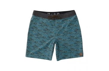 Image of HippyTree Mens Himalaya Trunk Board Shorts, Slate, 31 Waist, 2161-SLATE-31