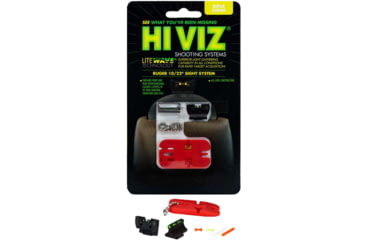 Image of Hiviz LITEWAVE Interchangeable Front and Rear Sight Combo for Ruger 10/22