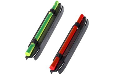 Image of HiViz Magnetic Shotgun Sight, Black, Green, Green 2, Red 2, Green 2, Red 2, Two-Toned Green w/ Red Center Two Diameters, Red