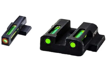 Image of HiViz LiteWave H3 Tritium/Litepipe Pistol Night Sight Set - Fits All S&amp;W M&amp;P Shield In All Calibers, Except M&amp;P CORE/ 22/ Long Slide