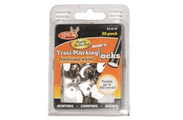 Image of Hme Products Hme Reflective Trail Tacks Metal White 50/pk