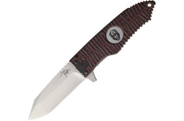 Image of Hoffner Knives Creed Chiseled Linerlock CM Folding Knife,3.5in,440C Steel,Standard Edge,Tanto,Satin,G10 Handle ATA38