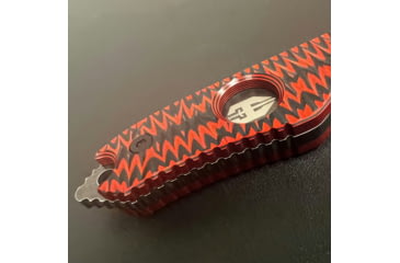 Image of Hoffner Knives Hand Spear Fixed Blade Knife, 5in, 440C Steel, Chiseled Nightstalker Grip, Black Smooth Blade, Black, HS-S5SBK-CRB