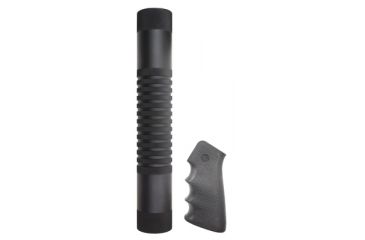 Image of Hogue AR-15/M-16 Knurled Aluminum Free Float Forend and Grip Kit 15038