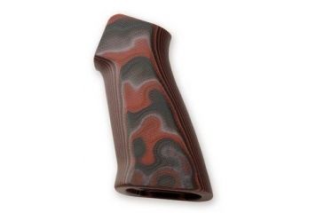 Image of HOGUE AR15 / M16 No Finger Groove Smooth G10, G-Mascus Red Lava 13669