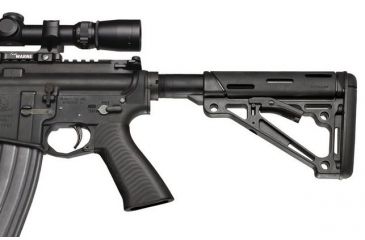 Image of HOGUE AR15 / M16 No Finger Groove Smooth G10, Solid Black 13169