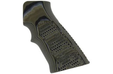 Image of Hogue AR15 / M16 Piranha Grip G-10 - G-Mascus Green 15138