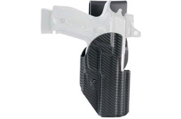 Image of Hogue ARS Stage 1 Sport Carbon Fiber OWB Belt Holster, SIG Sauer P220, Right Hand, Black, 52226