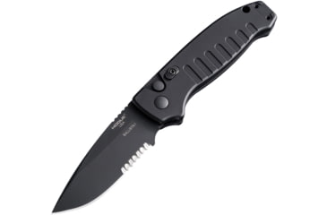 Image of Hogue Ballista-I 3.5in Button Lock Automatic Folding Knife, Black, NSN 1095-01-446-4348, 64139
