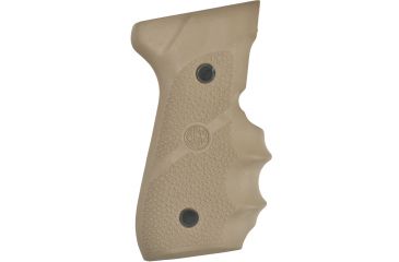 Image of Hogue Beretta 92/96 Series Grip w/Finger Grooves, Desert Tan 92003